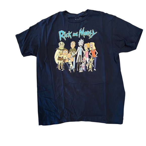 Rick and Morty Cartoon Network Adult Swim Mens Size Small T-Shirt Short Sleeve - Picture 1 of 8